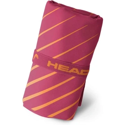 Abbildung von HEAD Active Stripes Strandtuch Mikrofaser Handtuch Set mit Gummizug, Duschtuch Flauschiges Leichtes, Schnell Trocknendes Fitness Saunatuch Saugfähiges Badetuch Platzsparende Reisehandtücher