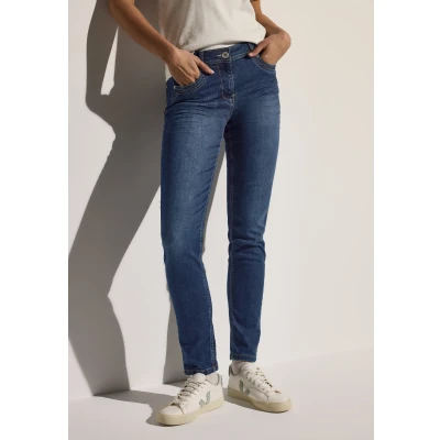 Abbildung von Cecil Jeans Slim Fit, Damen, Größe: 26x30, Blau