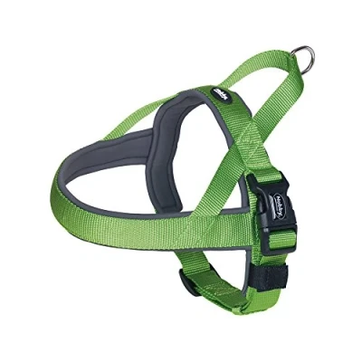 Abbildung von Nobby Norwegergeschirr Classic Preno, neon grün / grau L: 38 50 cm + 36 cm, B: 20/25 mm, 1 Stück