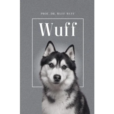 Abbildung von Wuff Die Biografie von Prof. Dr. Wuff: Über 100 Seiten gefüllt mit dem Wort &quot;Wuff&quot; I Das perfekte Geschenk für alle Hundeliebhaber Hardcover