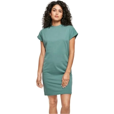 Abbildung von Urban Classics CUT ON Sleeve TEE Jerseykleid, Damen, Größe: 4XL, Paleleaf