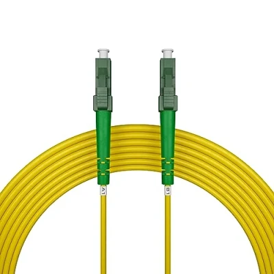Abbildung von nexinex OS2 Glasfaserkabel LC/APC auf (30m) Patchkabel Simplex Singlemode FTTH Glasfaser LWL Lichtwellenleiter Kabel LC/LC