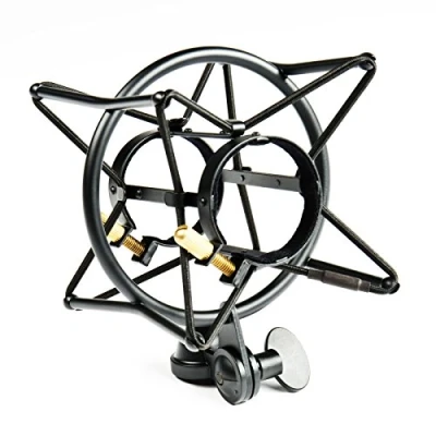 Abbildung von Fame Audio Spinne VT 12, Schwarz, Hochwertige Mikrofonspinne, für 12 Röhrenmikrofon, Elastische Halterung, Entkoppelt von Externen Schwingungen, Geeignet 45 50mm Durchmesser Mikrofone