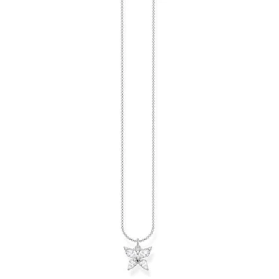 Abbildung von THOMAS SABO Kette mit Anhänger Schmetterling, KE2101 051 14 L45V, Zirkonia (synth)