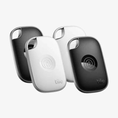 Abbildung von Tile by Life360 Pro (2024) Leistungsstarker Bluetooth Tracker, Schlüssel und Gegenstandsfinder für Schlüssel, Taschen mehr, iOS &amp; Android kompatibel, Handy Finder, 4er Pack (Schwarz/Weiß)