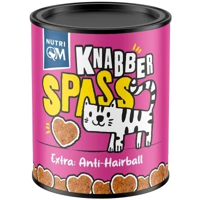Abbildung von NutriQM Knabberspaß Anti Hairball 5 x 50g