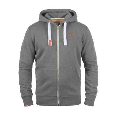 Abbildung von Solid Sdbennzip Sweatjacke, Herren, Größe: Large, Grey melange