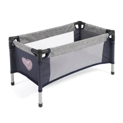 Abbildung von Bayer Chic 2000 Puppenreisebett das Puppenbett f&uuml;r unterwegs in Melange grau ...