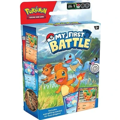 Abbildung von POKÉMON Sammelkarte My First Battle: Glumanda vs Schiggy Pokemon TCG (englisch)