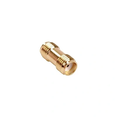 Abbildung von conecto SMA Adapter, Kupplung, Buchse ohne Pin auf Pin, Adapter zum Anschluss ändern von Stecker Buchse, vergoldet