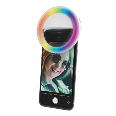 Abbildung von DigiPower Ringlicht DP VRL1RGB, 36 LEDs, 3 Helligkeitsstufen
