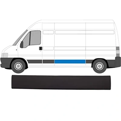 Abbildung von Schiebetür Zierleiste, Seitenverkleidung, links und rechts, für Fiat Ducato/Peugeot Boxer/Citroen Relay/Citroen Jumper 2002 2006 MWB &amp; LWB/Referenz OEM Nummer 735306282