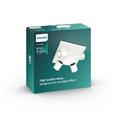 Abbildung von Philips myLiving Runner Deckenspot GU10 4 flg weiß