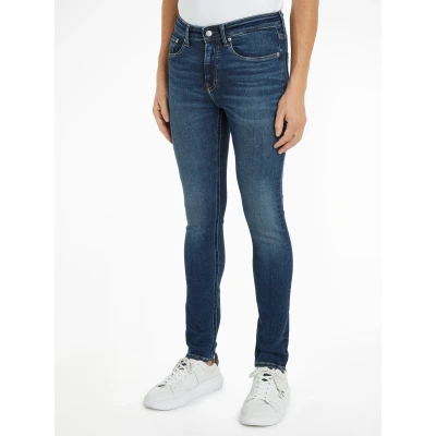 Abbildung von Calvin Klein Jeans Super Skinny Fit, Herren, Größe: 31x32, Denim dark