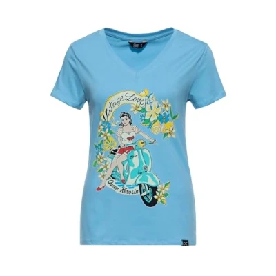 Abbildung von QueenKerosin Print Shirt Vintage Love (1 tlg) mit floralem