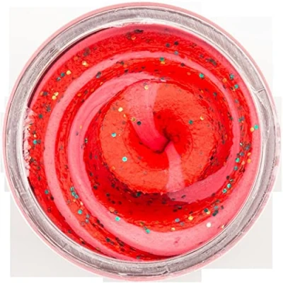 Abbildung von Berkley PowerBait® Trout Bait Glitter 50g Strawberry Dream Powerbait