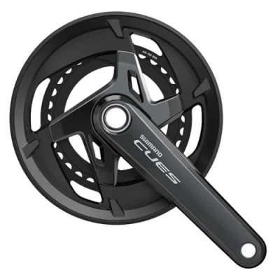 Abbildung von Shimano Kurbelgarnitur Cues FC U8000 2 46/32 Zähne 170mm teilig Hollowtech II