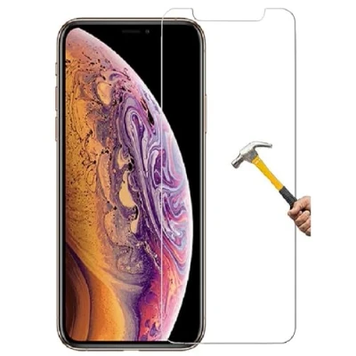 Abbildung von ino Schutzglas kompatibel mit iPhone XS Panzerglas Harte Schutzfolie Displayschutzglas Schutz Glasfolie 9H Härte Displayglas Displayfolie