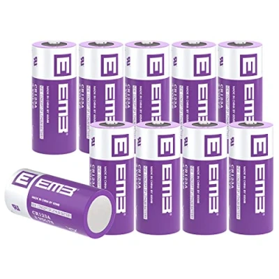 Abbildung von 10 Stück EEMB CR123A 3V Lithium Batterie 1700mAh CR123 Akku Batterien
