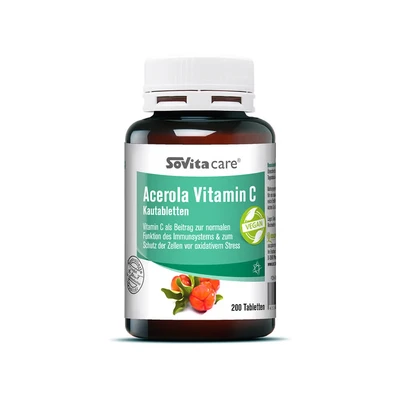 Abbildung von Sovita Acerola Vitamin C Kautabletten 200 St