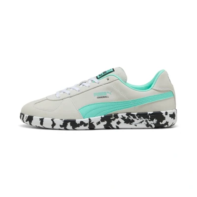 Abbildung von PUMA UNTMD Handball Schuhe Unisex, Schuhe, Weiß/Electric Peppermint/Schwarz, 48
