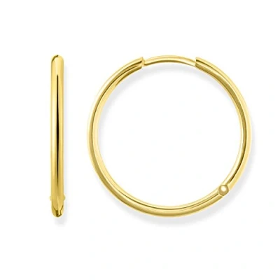 Abbildung von Thomas SABO Creolen Gross Ohrringe goldcoloured, Damen, Größe: One Size, Gold coloured