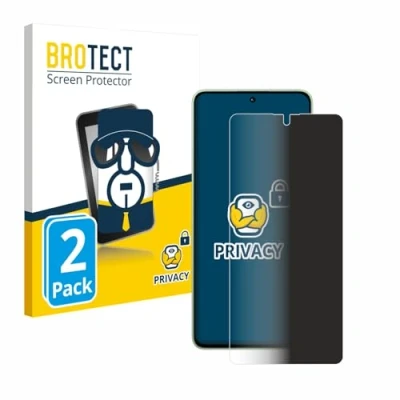 Abbildung von BROTECT (2 Stück Anti Spy Blickschutzfolie für Xiaomi Redmi Note 13 Privacy Screen Protector [Displayschutz Folie, Sichtschutz, Blaulichtfilter]