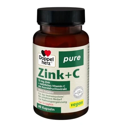 Abbildung von Doppelherz Zink+c pure Kapseln 60 St