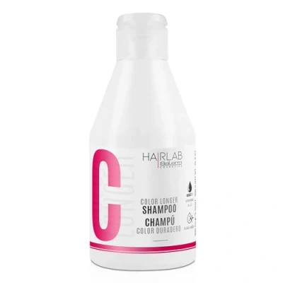 Abbildung von SALERM Shampoo für gefärbtes Haar Color Longer Hair Lab 300 ml mit Provitamin B5 und Vitaminen Ay E Versiegelt pflegt die Farbe ohne Sulfate Parabene