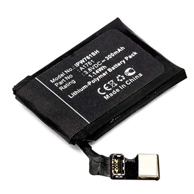 Abbildung von subtel® Smartwatch Ersatz Akku A1761 Ersatzakku für Apple Watch 2 (42mm) 300mAh Batterie Fitnesstracker