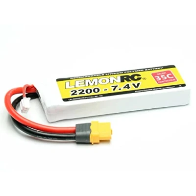 Abbildung von LemonRC Modelbyggeri batteripakke (LiPo) 7.4 V 2200 mAh Celletal: 2 35 C Softcase XT60