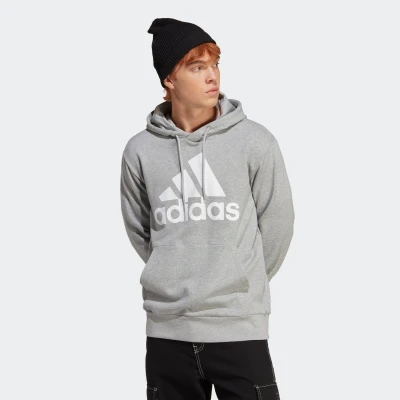 Abbildung von adidas Sportswear Essentials BIG LOGO Kapuzenpullover, Herren, Größe: 4XL, Medium grey heather