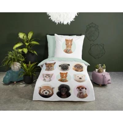 Abbildung von good morning Kinderbettwäsche &quot;Younganimals&quot;, (2 tlg.), mit Tierprint