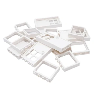 Abbildung von Baue Dein Traumhaus! Lego City Fenster &amp; Tür Set (15 teilig) Perfekt für Deine Kreationen!