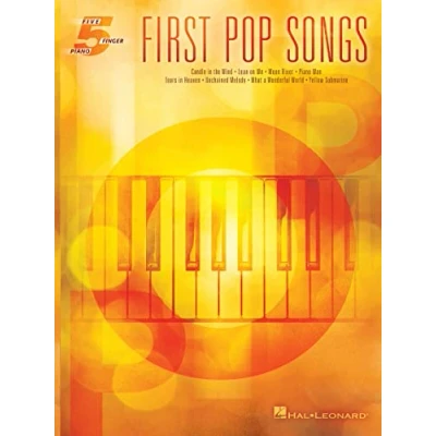 Abbildung von First Pop Songs: Noten, Sammelband für Klavier (Five Finger Piano): Five Piano Songbook