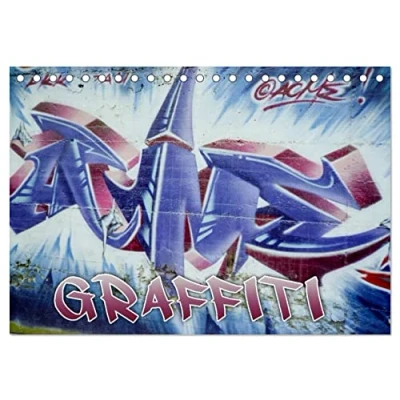 Abbildung von Graffiti Kunst aus der Dose (Tischkalender 2025 DIN A5 quer), CALVENDO Monatskalender