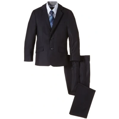 Abbildung von G.O.L. Jungen Bekleidungsset 4 tlg. Anzug, bestehend aus Sakko, Hose, Hemd, Krawatte, Gr. 140, Blau (navy 1)