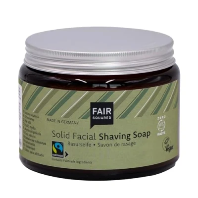 Abbildung von FAIR SQUARED Feste Rasierseife 500 Gramm Bio Rasur Seife Naturkosmetik zum Rasieren