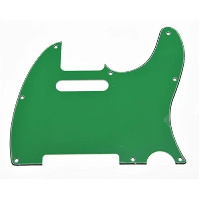 Abbildung von KAISH Plektrumschutz für Telecaster/Telecaster, 8 Löcher, 3 lagig, Grün