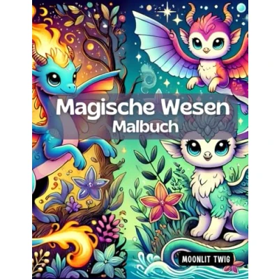 Abbildung von Magische Wesen Malbuch: Einhörner, Drachen und Meerjungfrauen ein kreatives Abenteuer für Kinder