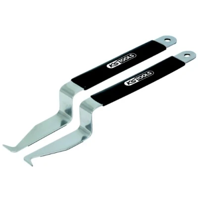 Abbildung von KS Tools 140.2202 Zierblenden und Lüftungsgitterentferner Satz, 2 tlg.