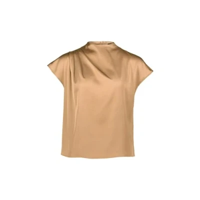 Abbildung von zero MIT Stehkragen Bluse, Damen, Größe: 36, Tigers eye