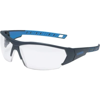 Abbildung von uvex Arbeitsschutzbrille i works 9194171 Schutzbrille Anthrazit, Blau EN 170 DIN