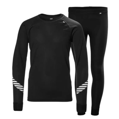 Abbildung von Helly Hansen LIFA SET Unterhemd/shirt für Kinder, Größe: 140, Black