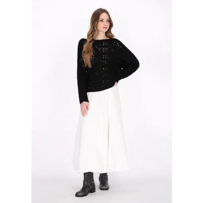 Abbildung von Dreimaster Strickpullover, Damen, Größe: XL/XXL, Black