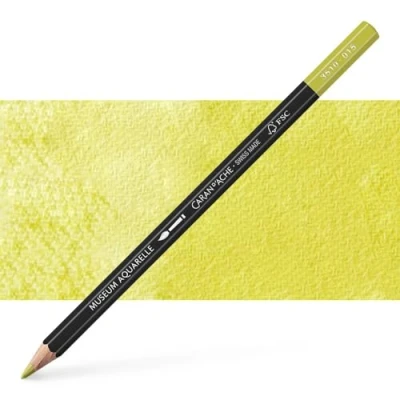 Abbildung von Caran d&#039;Ache Museum Aquarelle Bleistift 3510.015/ NR 015 OLIVE YELLOW/GELBOLIV FSC (1 Stück/ (Pack of 1)