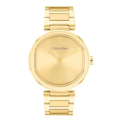 Abbildung von Calvin Klein Uhr, Damen, Größe: One Size, Gold coloured