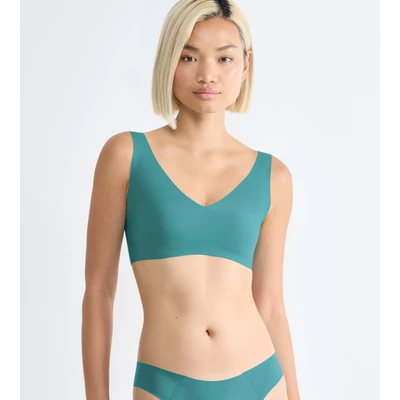 Abbildung von Sloggi FEEL 2 0 Bustier, Damen, Größe: Large, Quiet turquoise