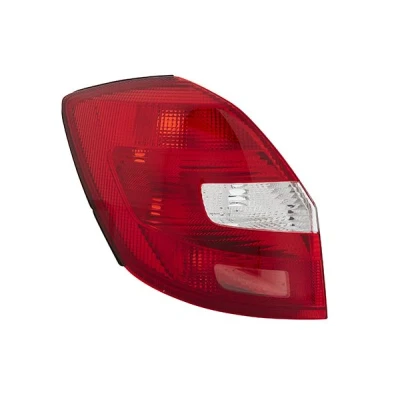 Abbildung von HELLA 9EL 354 258 031 Rückleuchte links P21W, PY21W, W5W ohne Glühlampen Lampenträger SKODA: Fabia 2 Schrägheck, Combi