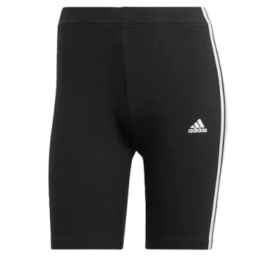 Abbildung von adidas Sportswear Essentials 3STRIPES BIKE Shorts, Damen, Größe: XS, Black/white